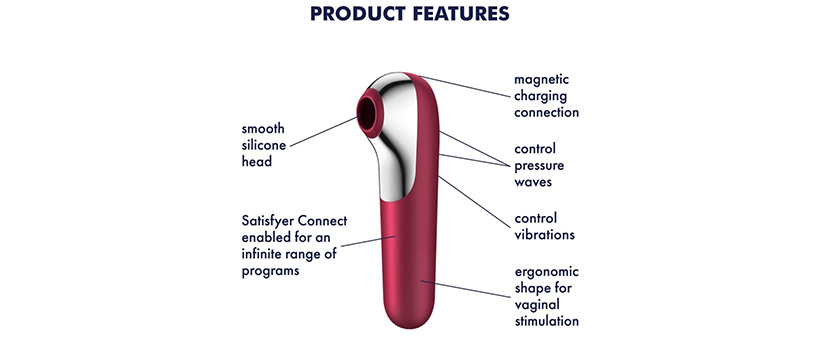 Vibrator in stimulator klitorisa Satisfyer Dual Love - Kuponko.si