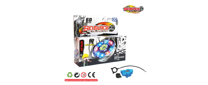 Vrtavka Beyblade metal Fusion 6D - Kuponko.si