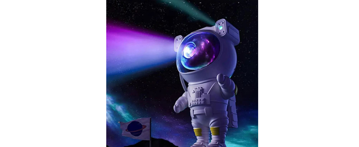 AstronautLamp, nočni projektor z LED lučko - Kuponko.si