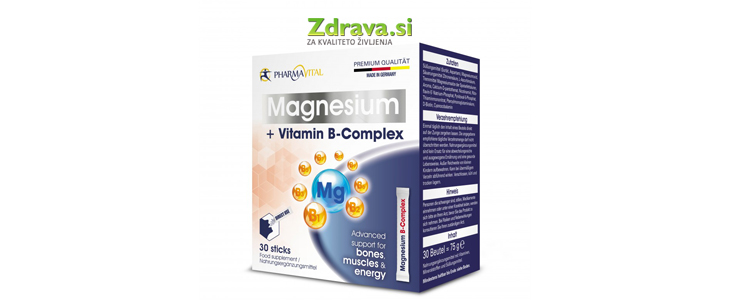 Magnesium + Vitamin B-Complex (30 vrečic) - Kuponko.si