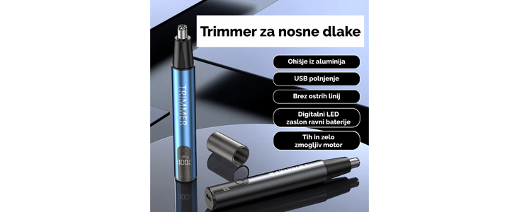 Prirezovalnik - trimmer za nosne in ušesne dlake - Kuponko.si