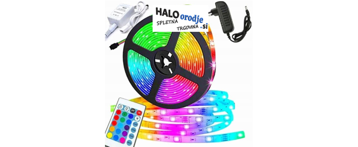 Vodoodporen 5 m LED trak RGB IP65 - Kuponko.si