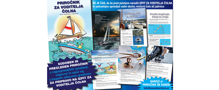 Seaadventure, tečaj za voditelja čolna, VHF GMMDSS - Kuponko.si