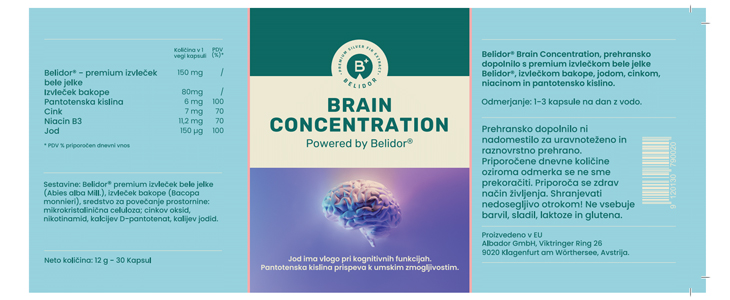 Belidor® Brain Concentrat, prehransko dopolnilo - Kuponko.si