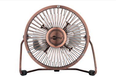 Izjemno tih 4-palični USB namizni ventilator Goobay