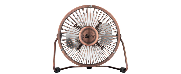 Izjemno tih 4-palični USB namizni ventilator Goobay - Kuponko.si