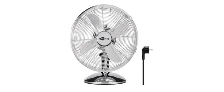 Izjemno tih 12-palični namizni ventilator Goobay - Kuponko.si