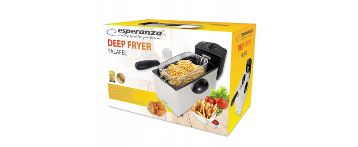Inox cvrtnik Esperanza FALAFEL (2000 W, 3L) - Kuponko.si