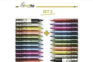 Set 24 akrilnih flomastrov SelectBeto Set 24 akrilnih flomastrov SelectBeto