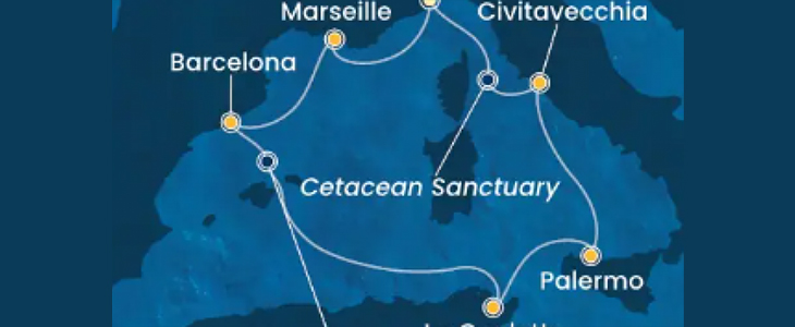 Costa Smeralda Italija-Francija-Španija-Tunizija - Kuponko.si