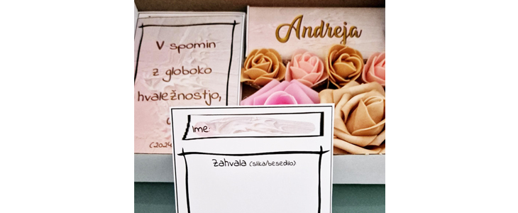 Darilni pralineji z broško-vrtnica  - Kuponko.si