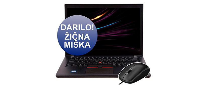 Obnovljen prenosni računalnik Lenovo ThinkPad T470 - Kuponko.si