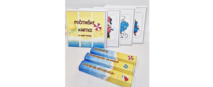 Počitniške kartice za otroke in čokolada - Kuponko.si