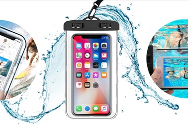 AquaBag, prosojna vodotesna torbica za telefon