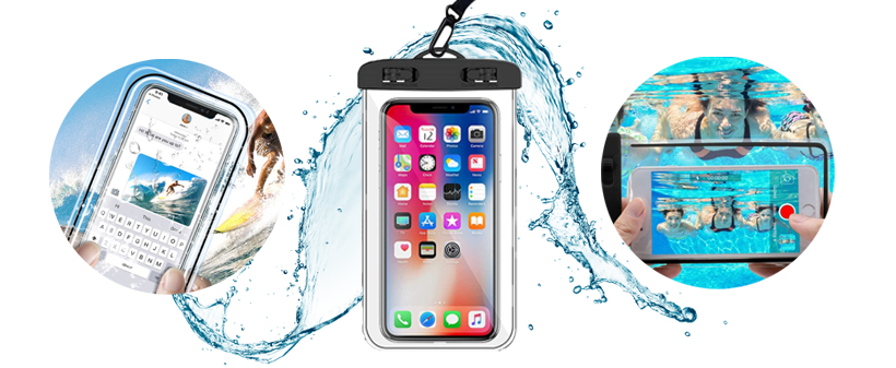 AquaBag, prosojna vodotesna torbica za telefon - Kuponko.si