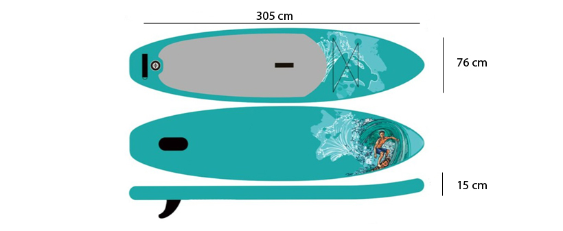 Napihljiv SUP -  SUP Surfing Boy - Kuponko.si