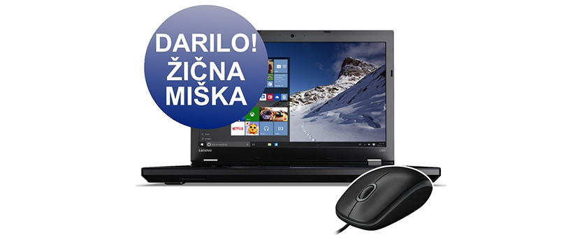 Obnovljen prenosni računalnik Lenovo ThinkPad L560 - Kuponko.si