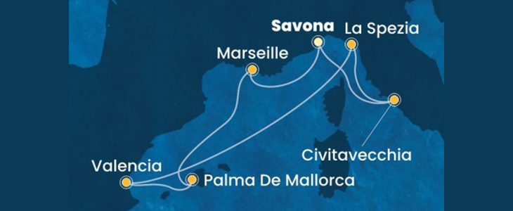 Križarjenje s Costa Pacifica Francija-Španija-Italija - Kuponko.si