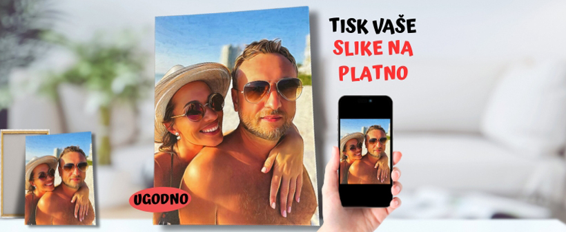 Tisk slike na platno z okvirjem  - Kuponko.si