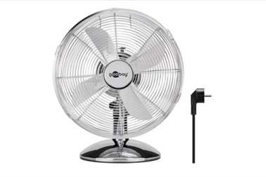 Izjemno tih 12-palični namizni ventilator Goobay