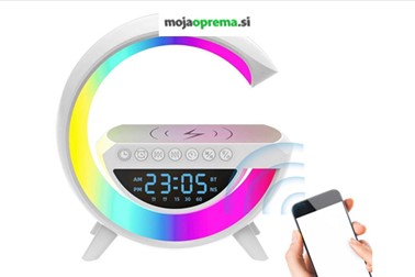 3v1 akumulatorski bluetooth zvočnik in budilka z LED