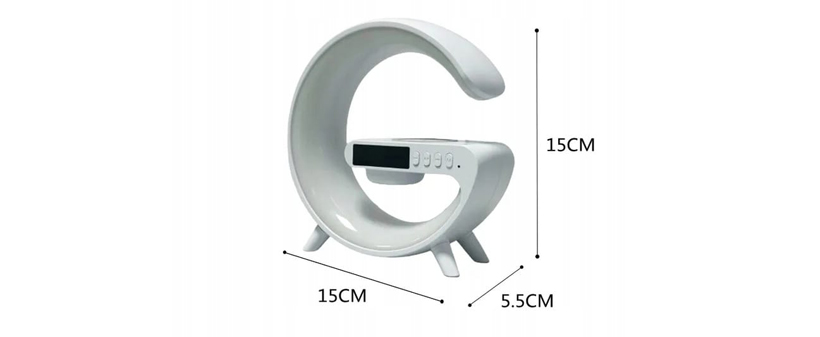 3v1 bluetooth zvočnik, polnilec in budilko z LED RGB - Kuponko.si