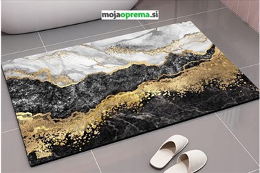 Kopalniška pralna nedrseča preproga (80 x 50 cm) Kopalniška pralna nedrseča preproga (80 x 50 cm)