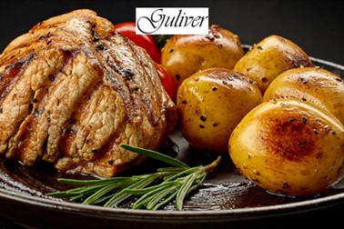 Gostilna Guliver: sočen pečen odojek Gostilna Guliver: sočen pečen odojek