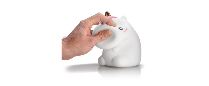 Mehka silikonska LED nočna lučka, 3 modeli - Kuponko.si