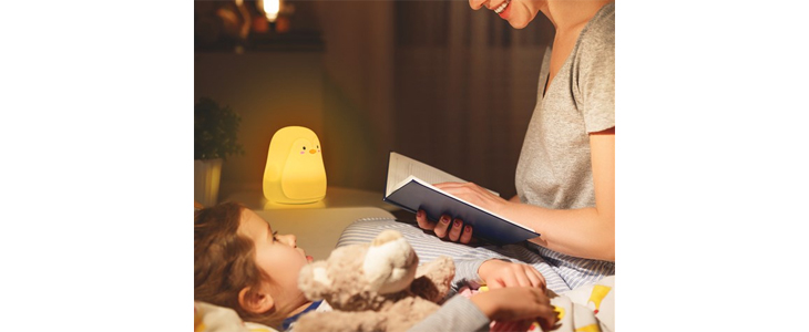 Mehka silikonska LED nočna lučka, 3 modeli - Kuponko.si