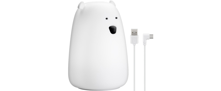 Mehka silikonska LED nočna lučka, 3 modeli - Kuponko.si