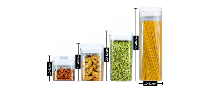 7-delni set posod za shranjevanje hrane OrgaSet - Kuponko.si
