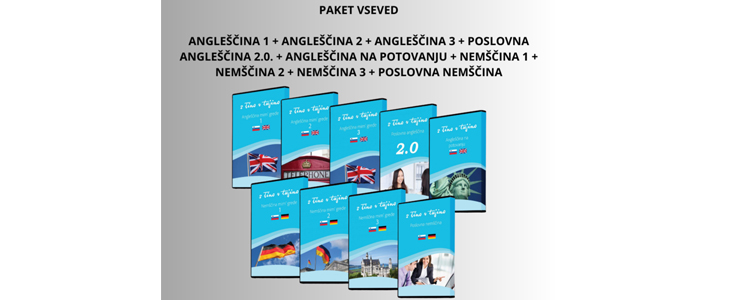 S Tino v tujino, jezikovni tečaj, paket vseved - Kuponko.si