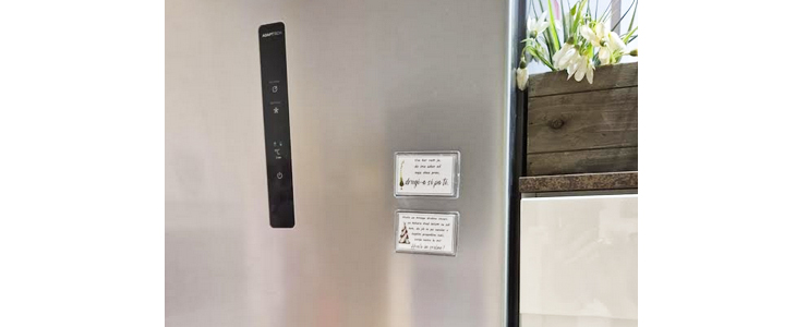  2x božični magnet z zabavnim zapisom  - Kuponko.si