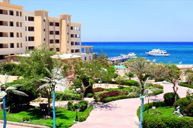 King Tut Aqua Park Beach Resort**** v Hurgadi, Egipt