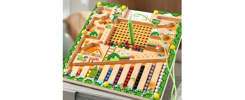 MazeGame lesena didaktična igrača za otroke - Kuponko.si