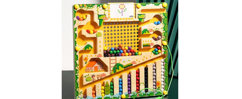 MazeGame lesena didaktična igrača za otroke - Kuponko.si