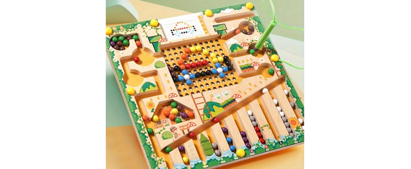 MazeGame lesena didaktična igrača za otroke - Kuponko.si