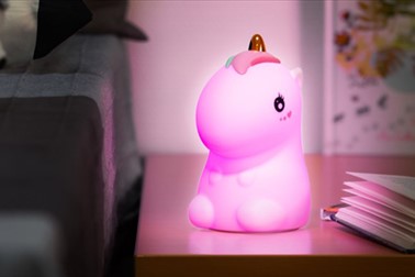 Mehka silikonska LED nočna lučka, 3 modeli