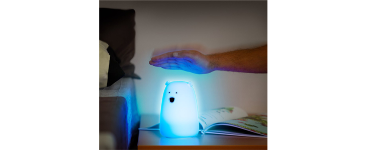 Mehka silikonska LED nočna lučka, 3 modeli - Kuponko.si