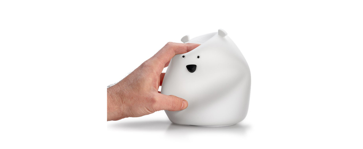 Mehka silikonska LED nočna lučka, 3 modeli - Kuponko.si