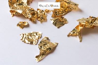 23-karatni listici zlata v ampuli