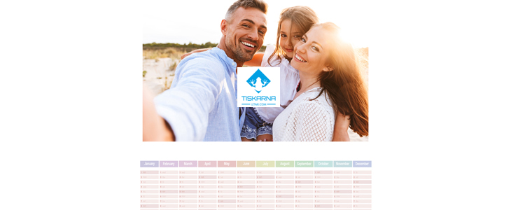 Veliki enolistni stenski koledar  - Kuponko.si