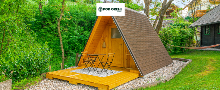 Resort pod orehi, glamping Luna, Bled - Kuponko.si