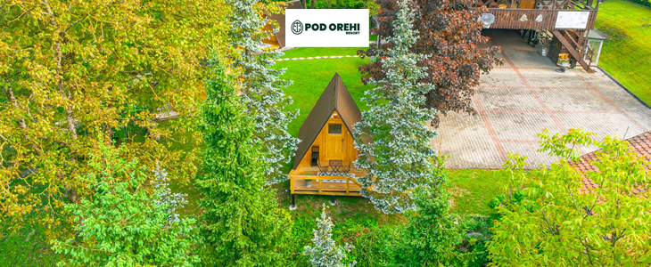 Resort pod orehi, glamping Luna, Bled - Kuponko.si