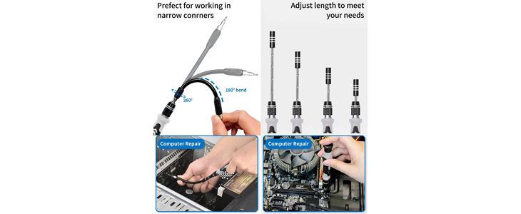 Komplet magnetnih izvijačev 139 v 1 za fino mehaniko - Kuponko.si