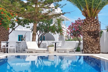 Kymata hotel*** na otoku Santorini v Grčiji