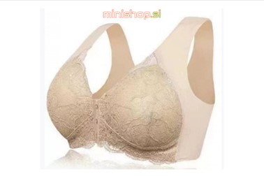 AMAZE brezšivni push-up modrček s sprednjim zapiranjem 