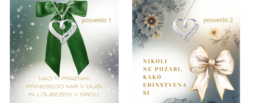 Srebrna verižica z osebnim posvetilom - Kuponko.si