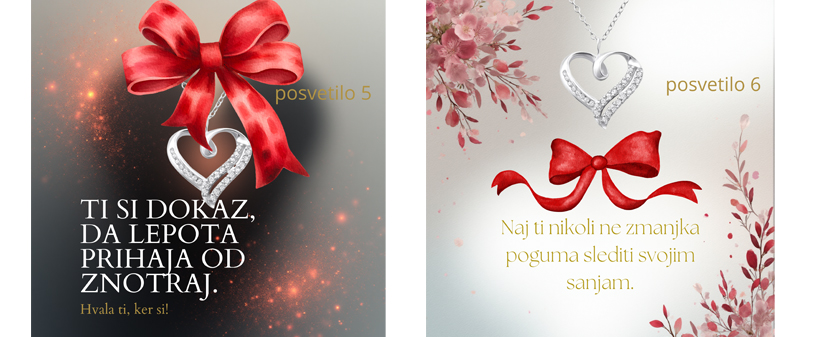 Srebrna verižica z osebnim posvetilom - Kuponko.si